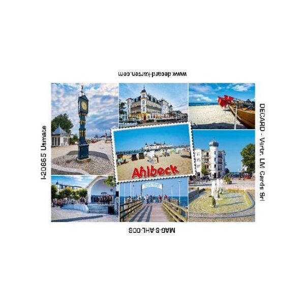 Ostseebad Ahlbeck Magnet Foto mehrere Motive Usedom 7 Tagesaufnahmen