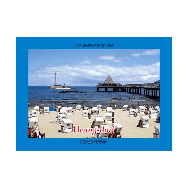 Heringsdorf Usedom Magnet Foto Strandmotiv Pier Ostseeheilbad