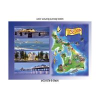 Insel Usedom Magnet Ostseeinsel Landkarte 4 Fotomotive