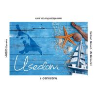 Insel Usedom Magnet Ostseeinsel Seestern Silhouette...