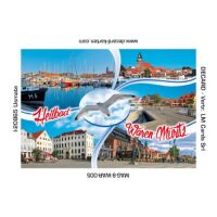 Waren (Müritz) Magnet Möwe 5 Motive Heilbad...