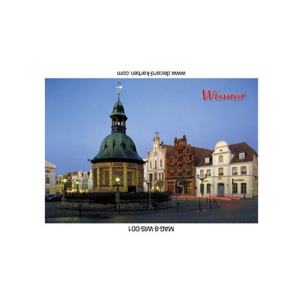 Wismar Magnet Wasserkunst-Brunnen Hansestadt Ostsee