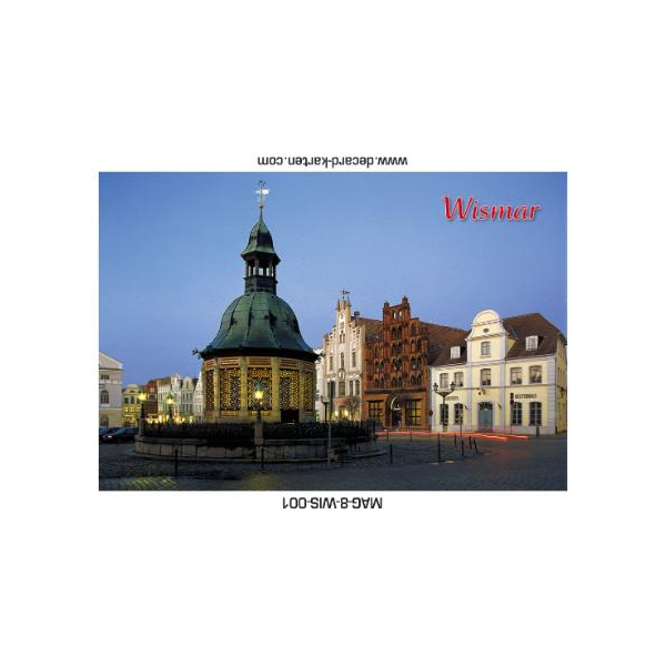 Wismar Magnet Wasserkunst-Brunnen Hansestadt Ostsee