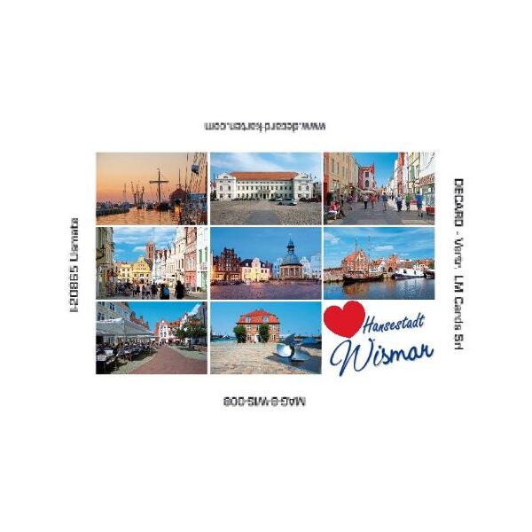 Wismar Magnet 8 Fotomotive Herz Hansestadt Ostsee