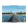 Zempin Magnet Foto Blick Brücke vom Meer Ostseebad Usedom