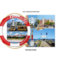 Zinnowitz Magnet Foto Rettungsring 5 Bilder Ostseebad Usedom