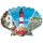 Insel Amrum Magnet Muschelform 3 Motive Nordseeinsel