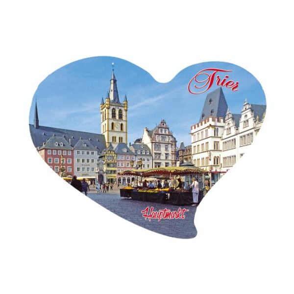 Trier an der Mosel Magnet Herzform Hauptmarkt