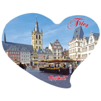 Trier an der Mosel Magnet Herzform Hauptmarkt
