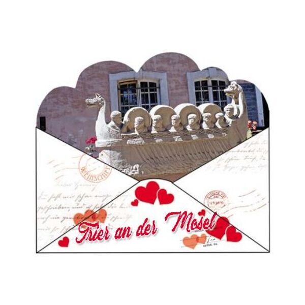 Trier an der Mosel Magnet Briefform
