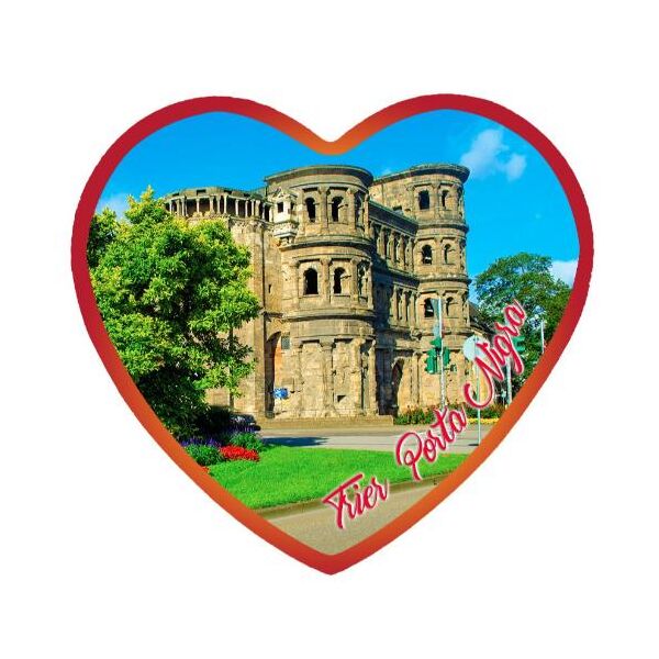 Trier an der Mosel Glasmagnet Herzform?
