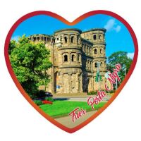 Trier an der Mosel Glasmagnet Herzform?