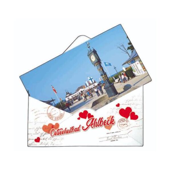 Ostseebad Ahlbeck Magnet Briefform Herzen Letter Ostseeheilbad Usedom