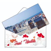 Insel Usedom Magnet Briefform Ostsee