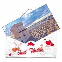 Insel Usedom Magnet Briefform Ostsee