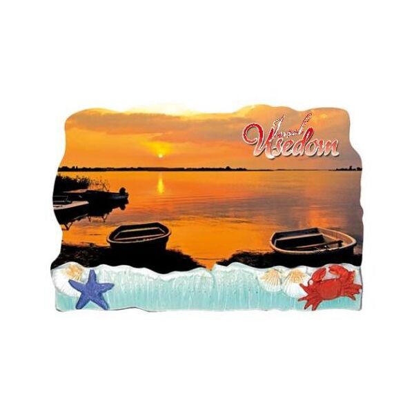 Insel Usedom Magnet Sonnenuntergang Maritim Ostseeinsel