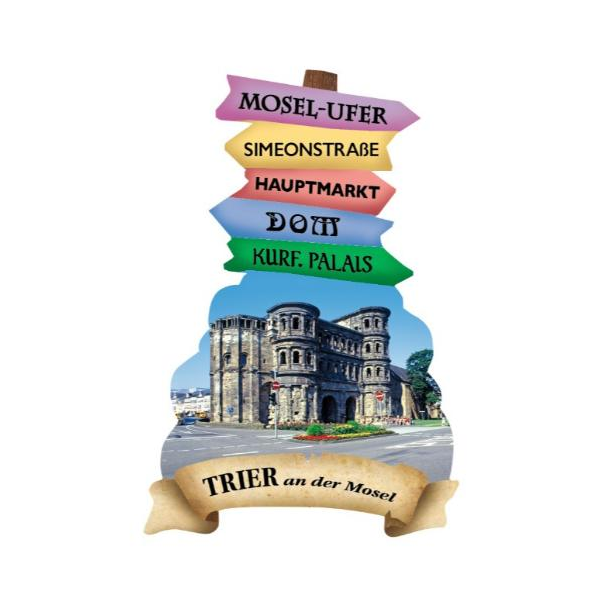 Trier an der Mosel Magnet Wegweiser