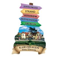 Karlshagen Magnet Wegweiser Insel Usedom Ostsee