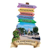 Trassenheide Magnet Wegweiser Ostsee Usedom