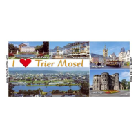 Trier an der Mosel Magnet XL lang I love...