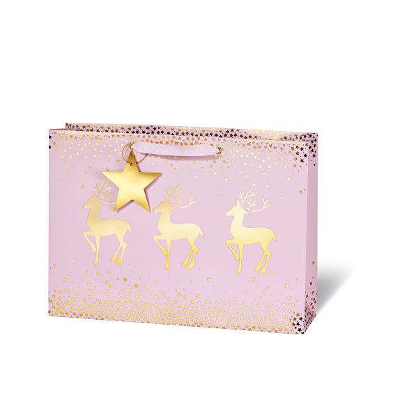 Geschenktüte - Geschenktasche im Querformat - 27 x 38 x 10 cm - UVP: € 6,95 - Weihnachten