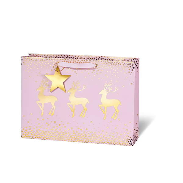 Geschenktüte - Geschenktasche im Querformat - 27 x 38 x 10 cm - UVP: € 6,95 - Weihnachten