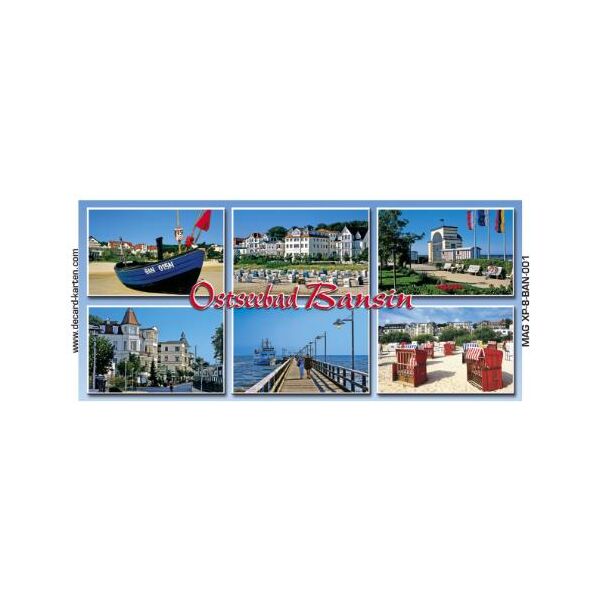 Bansin Usedom Magnet lang Foto Ostseebad 6 Fotos