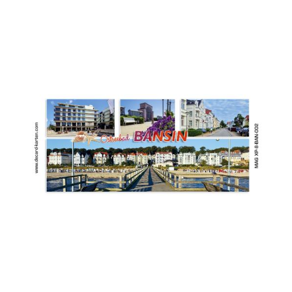 Bansin Usedom Magnet lang Foto Osteebad 4 Fotomotive Seestern