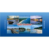 Insel Usedom Kühlschrankmagnet lang 6 Fotomotive...