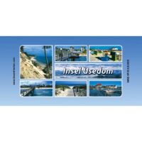 Insel Usedom Kühlschrankmagnet lang 7 Strandmotive...