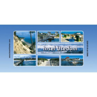 Insel Usedom Kühlschrankmagnet lang 7 Strandmotive...