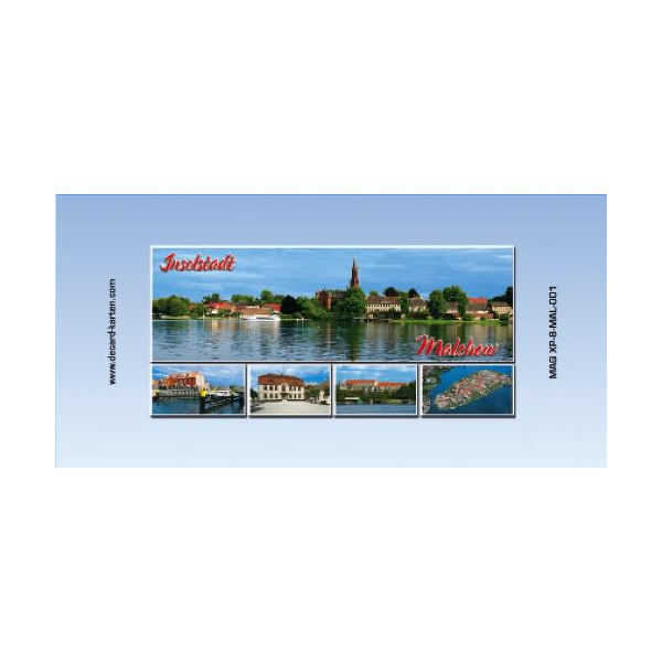 Malchow Magnet lang Mecklenburgische Seenplatte 5 Fotomotive Inselstadt