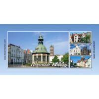 Wismar Magnet lang 4 Motive Hansestadt Ostsee