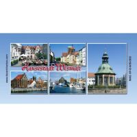 Wismar Magnet lang 5 Motive Hansestadt Ostsee