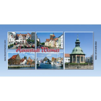 Wismar Magnet lang 5 Motive Hansestadt Ostsee