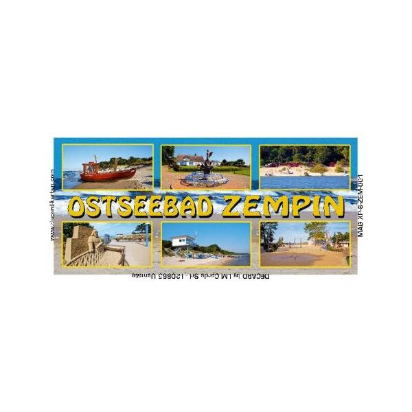 Zempin Magnet lang 6 Fotomotive Ostseebad Usedom