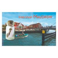 Malchow Magnet mit Flasche Mecklenburgische Seenplatte...