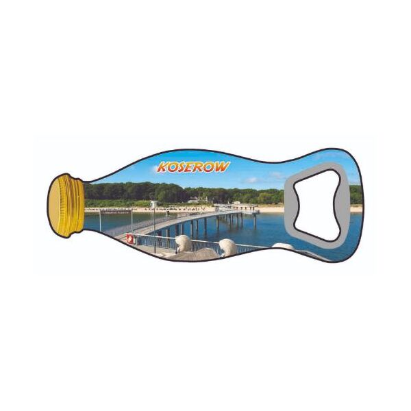 Koserow auf Usedom Flaschenöffner Magnet Ostseebad