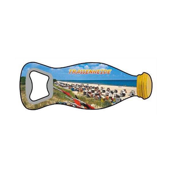 Trassenheide Flaschenöffner Magnet Flaschenform Usedom Ostsee