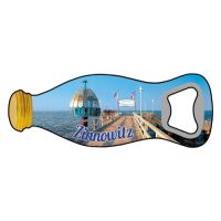 Zinnowitz Flaschenöffner Magnet Flaschenform Usedom...