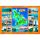 Insel Usedom Puzzlekarte Landkarte 14 Ostseebäder