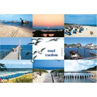 Insel Usedom Puzzlekarte Strandmotive 8 Fotos Ostseeinsel