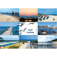 Insel Usedom Puzzlekarte Strandmotive 8 Fotos Ostseeinsel