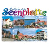 Waren (Müritz) Profilkarte gestanzt 6 Fotomotive...