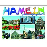Hameln Postkarte Ansichtskarte gestanzt 7 Fotos...