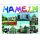 Hameln Postkarte Ansichtskarte gestanzt 7 Fotos Sehenswürdigkeiten