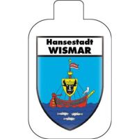 Wismar Schlüsselanhänger Leder Wappen...