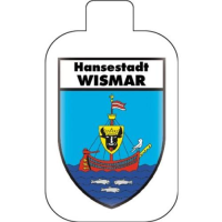 Wismar Schlüsselanhänger Leder Wappen...