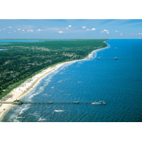 Insel Usedom Tischset Unterlage 44x32 cm 6 Bilder Ostseeinsel