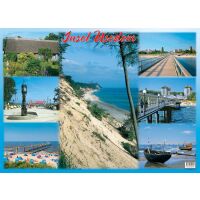 Insel Usedom Tischset Unterlage 44x32 cm 6 Bilder...